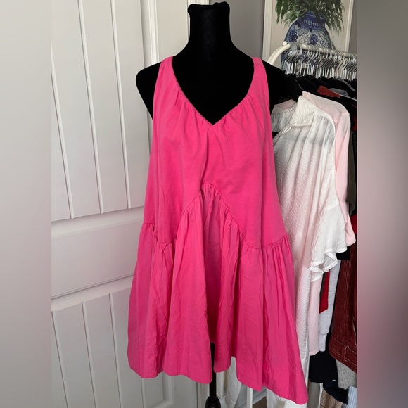 Pink Daily Practice Spring Fling Racerback Mini Dress - Picture 2 of 4